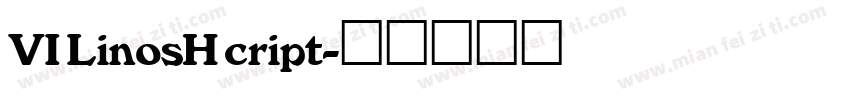 VI LinosH cript字体转换